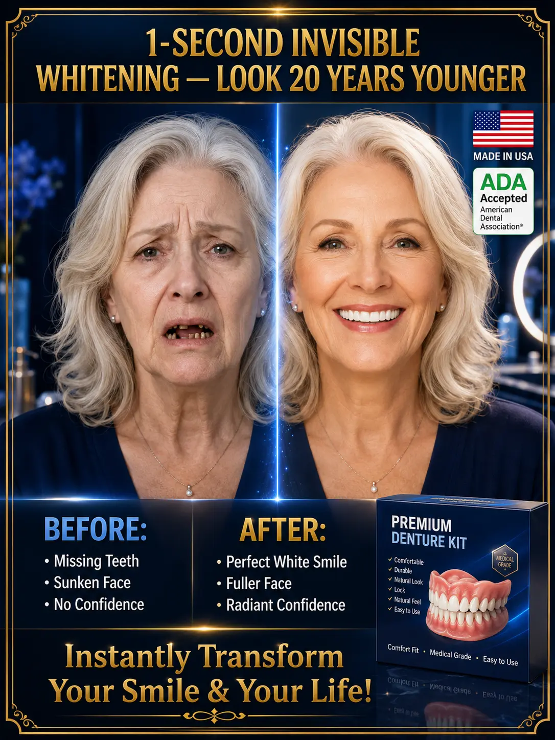 NEYEROS® Complete Denture Care Kit
