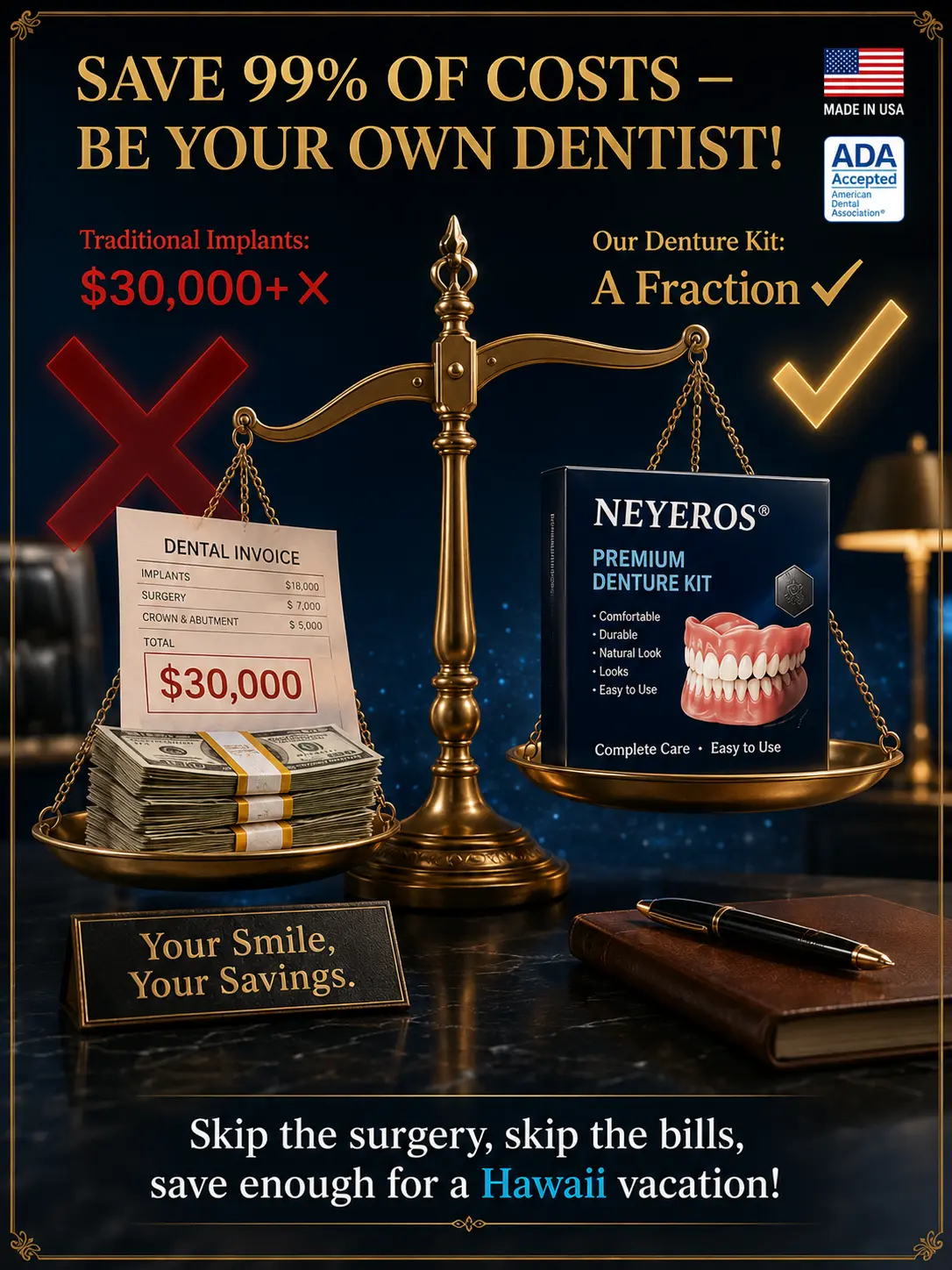 NEYEROS® Complete Denture Care Kit