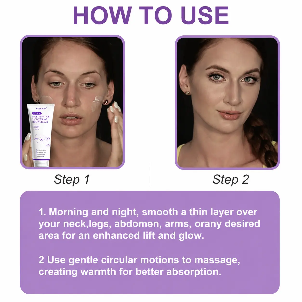 ๐ต๐๐๐๐๐๐ยฎ PDRN Multi-Peptide Massaging Body Roller Cream